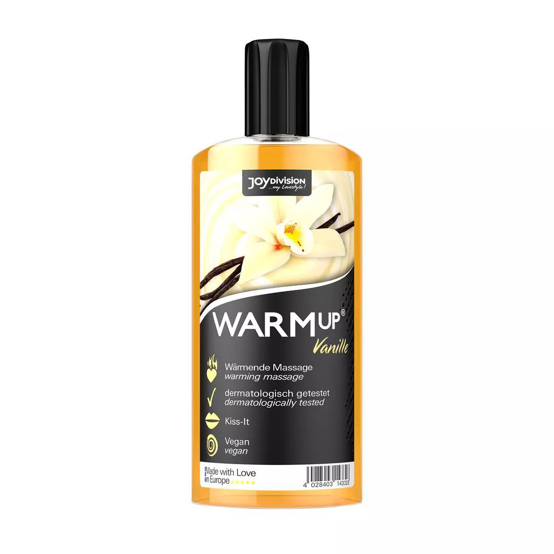 Олія для масажу JoyDivision Warm Up Warming Massage Liquid, Vanilia, 150 мл